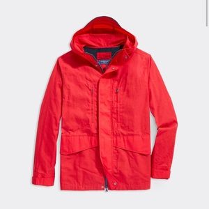 Vineyard Vines Falmouth Jacket (Red Velvet) Waxed Cotton